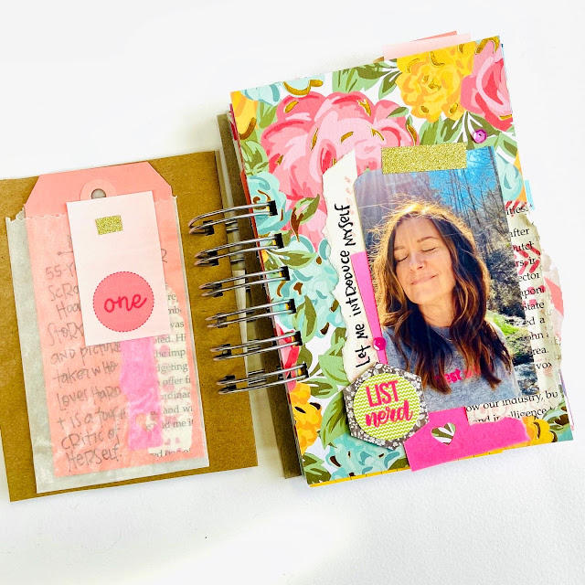 #junk journal #list #lists #list journal #mini book #journal prompts #journaling #mixed media journal