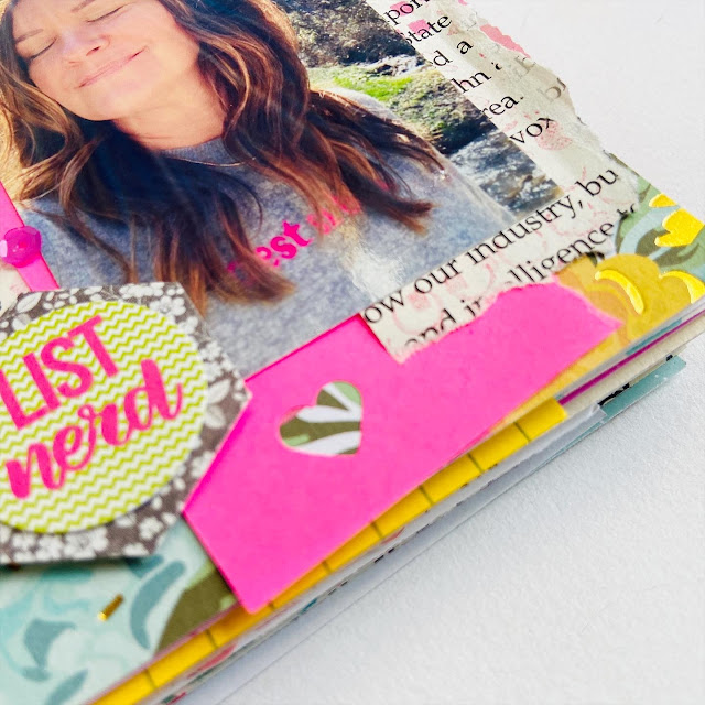 #junk journal #list #lists #list journal #mini book #journal prompts #journaling #mixed media journal